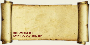 Isidora Stamenković vizit kartica